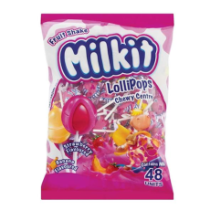 Milkit Lollipops Original Ice Cream Fruit Shake 48's -